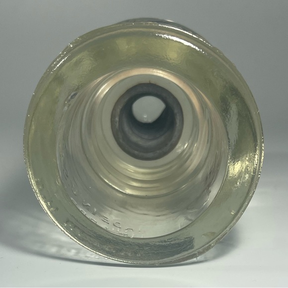 Pyrex Clear Glass Vintage Telephone Pole Electric Glass Insulator - Picture 4 of 4